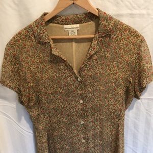 Vintage banana republic silk dress